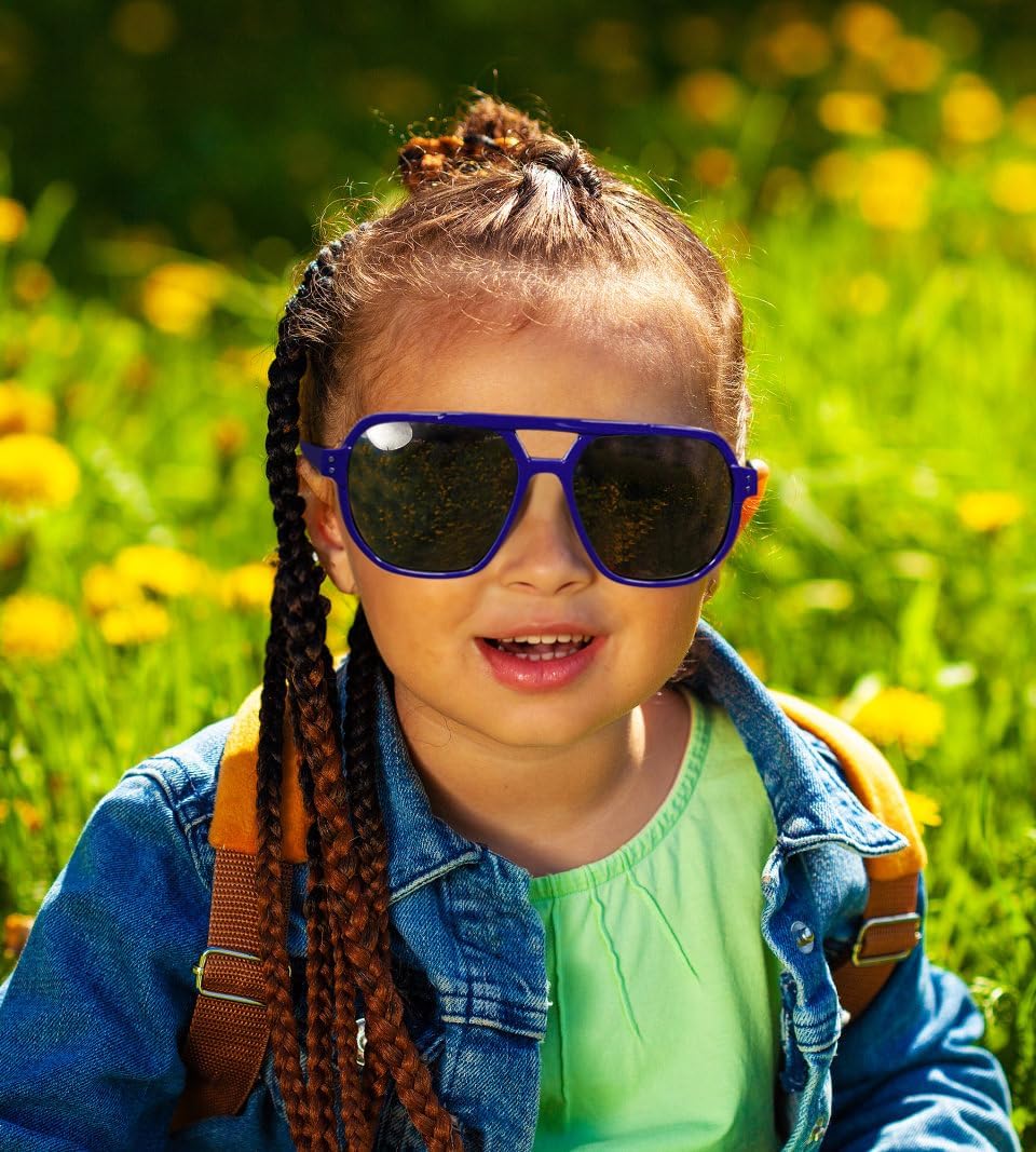 ÉÌƷͼƬ 2 | B0CNCP979D | FEISEDY Kids Polarized Sunglasses for Boys Girls Aviator Sunglasses Lightweight Flexible UV400 Protection Age 3-12 B0045
