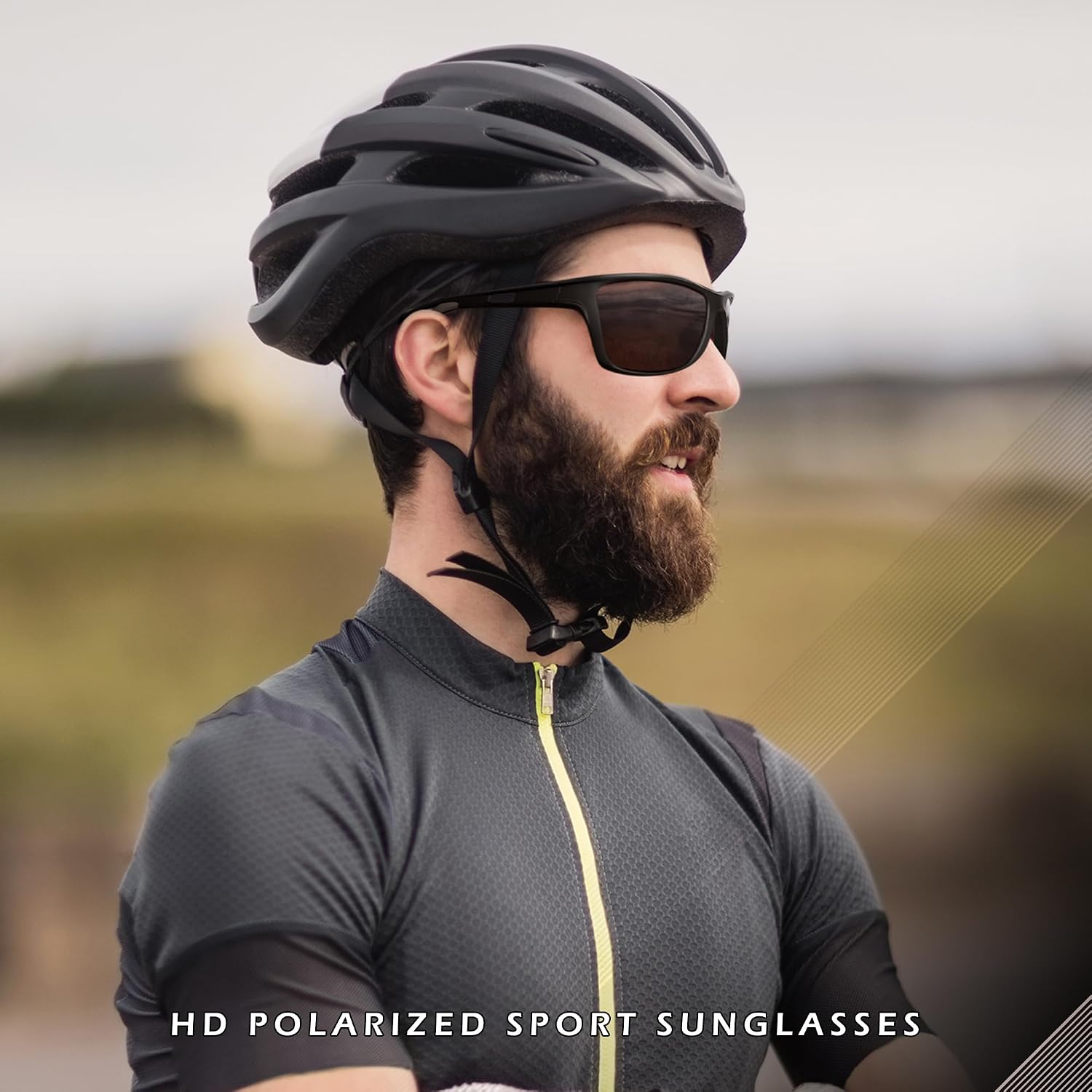商品图片 30 | B0CTXW1SQG | FEISEDY Sports Polarized Sunglasses For Men Women Cycling Driving Fishing Running UV400 Protection B0125