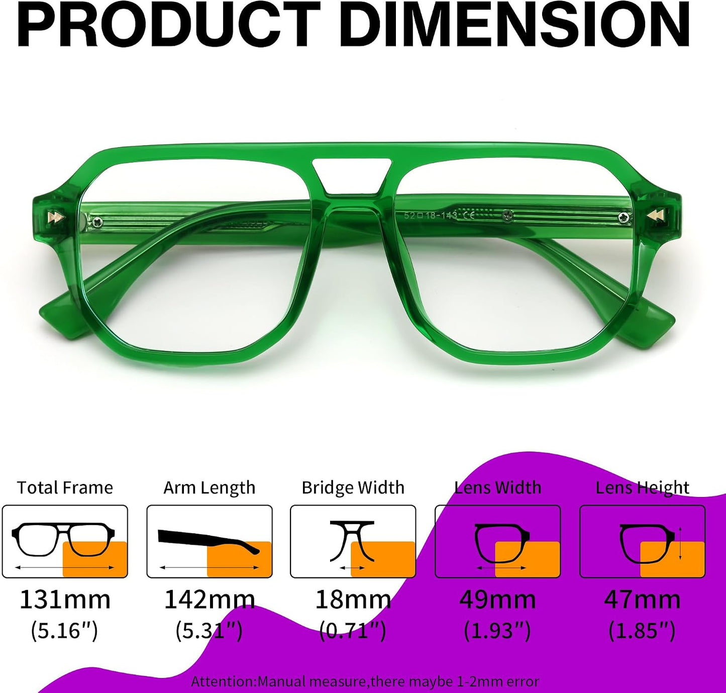 商品图片 24 | B0FHKFDMDZ | FEISEDY Aviator Blue Light Glasses for Men Women, Retro 70s Style Design TR90 Anti Glare Digital Eyestrain & Daily Wear B0284