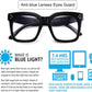 商品图片 2 | B08ZMQ47KD | FEISEDY Blue Light Blocking Reading Glasses Oversized Readers Designer Luxury Square Eyewear Frame B2695FR