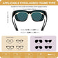 商品图片 3 | B0DK2W3XG7 | FEISEDY Polarized Sunglasses Fit Over Glasses Women, Fit over Glasses Sunglasses for Driving UV400 Protection B0250