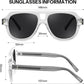 商品图片 12 | B0H1WK6BZT | FEISEDY Retro Aviator Polarized Sunglasses Men Women Trendy Square B0433