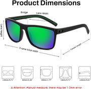 ÉÌƷͼƬ 29 | B0F8J2TQSK | FEISEDY Polarized Sunglasses for Men and Women Lightweight Frame Sun Glasses with UV400 Protection for Driving Fishing B0301