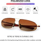 商品图片 30 | B0D22TVRVN | FEISEDY Vintage Sunglasses Men Polarized, Aviator Metal Frame Lightweight, Driving Fishing Running B0057
