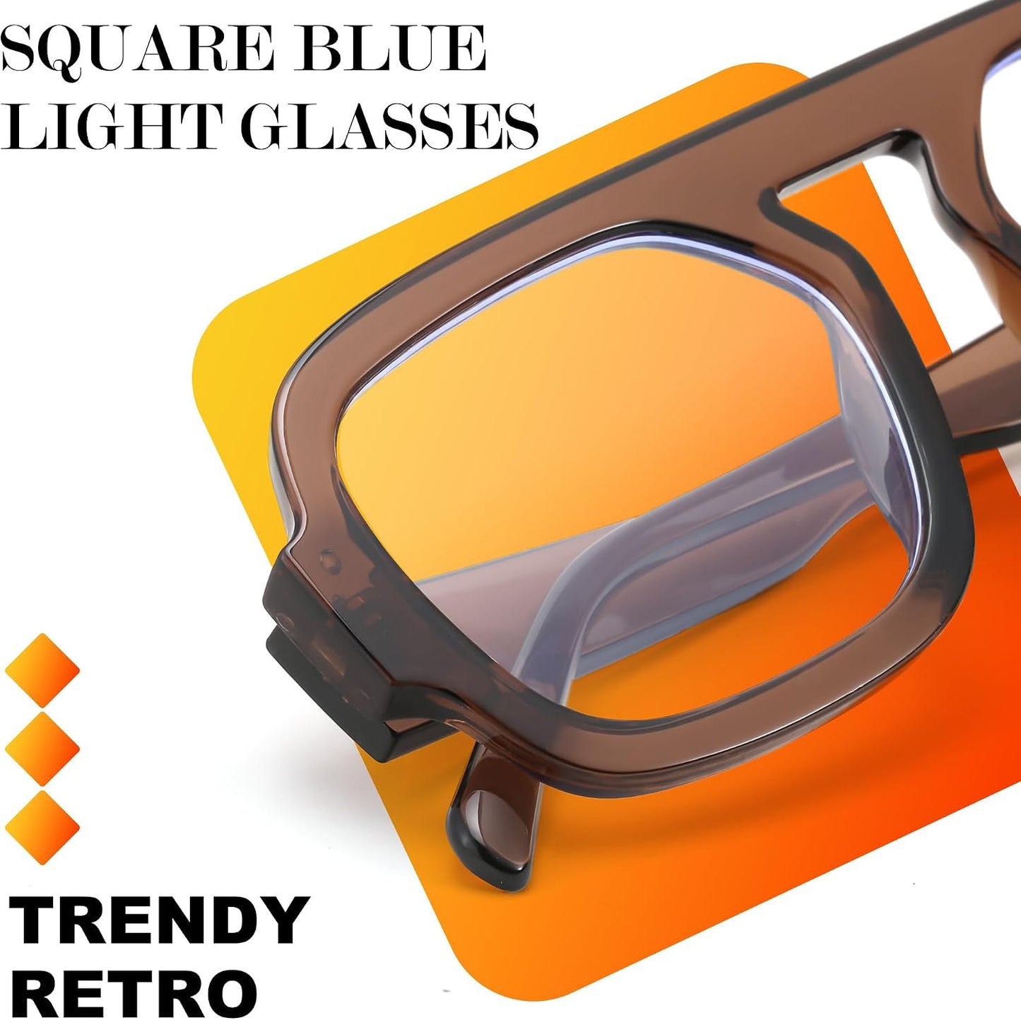 商品图片 11 | B0F26B3L2C | FEISEDY Fashion Aviator Blue Light Blocking Glasses for Woman Men B0285