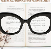商品图片 3 | B0D93TT2FX | FEISEDY Reading Glasses for Women Fashion Cat Eye Blue Light Blocking Glasses Anti- Glare Digital Eyestrain Readers B0139