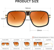ÉÌƷͼƬ 7 | B0FLQ31HK3 | FEISEDY Sunglasses Mens Oversized Retro Metal Steampunk Shades Sunnies Fishing Driving B0272