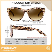 ÉÌƷͼƬ 23 | B0HDS914Y5 | FEISEDY Bifocal Sunglasses Reader Women Stylish Cat Eye Sun Readers B0392