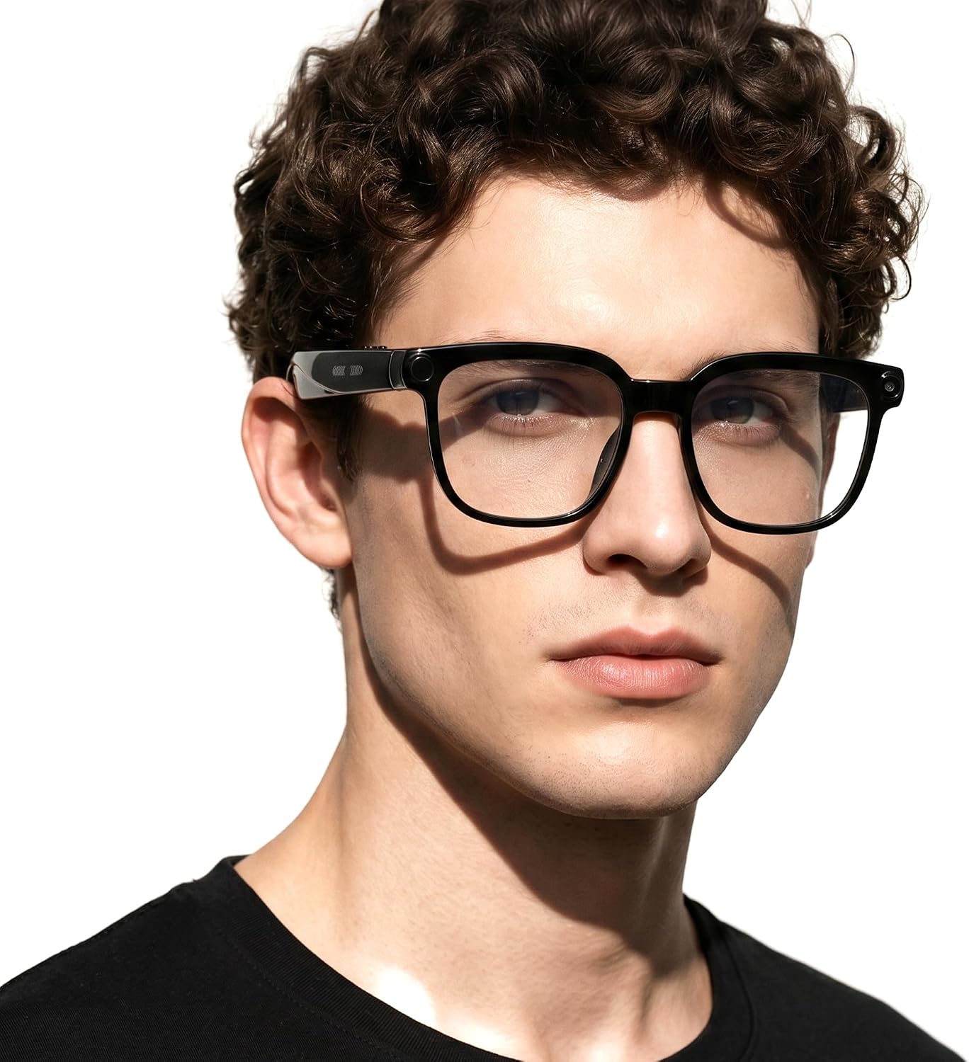 商品图片 9 | B0H6SGQRMD | FEISEDY AI Smart Glasses with Camera, Real-Time Translation&Recording, AI Assistant, Open-Ear Bluetooth Audio, Photo Capture, Smart Eyewear for Travel Business & Daily Use B1736 (Photochromic Lenses)