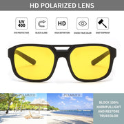 ÉÌƷͼƬ 35 | B0FV3CK7PF | FEISEDY Polarized Sunglasses Men Women Side Shield Goggles Retro Pilot Square Steampunk Fishing Sun Glasses B0348