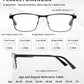 商品图片 5 | B0G1BLY966 | FEISEDY Classic Blue Light Reading Glasses Men,Metal Frame Readers with Spring Hinge, Anti Glare Eyeglasses for Reading B0337