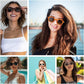 商品图片 6 | B0CSJQ26W8 | FEISEDY Octagon Sunglasses for Women - Thick Frame Fashion Rectangle Sun Glasses - Summer UV400 Protection