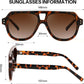 商品图片 7 | B0H1WK6BZT | FEISEDY Retro Aviator Polarized Sunglasses Men Women Trendy Square B0433