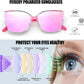 商品图片 95 | B0871BKMTN | FEISEDY Oversized Polarized Sunglasses - UV400 Protection, Square Fashion Sun Glasses for Outdoor & Daily B2600