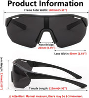 ÉÌƷͼƬ 7 | B0CNCBXTDV | FEISEDY Polarized Sunglasses Baseball Lightweight Frame Men Women Sports Cycling Sun Glasses for MTB UV400 Protection B0056