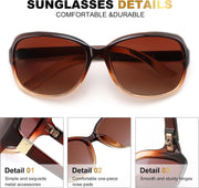 ÉÌƷͼƬ 39 | B0FZKDK786 | FEISEDY Polarized Sunglasses for Women Classic Vintage UV400 Shade