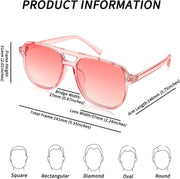 ÉÌƷͼƬ 109 | B0B3XKHTR1 | FEISEDY Retro Square Aviator Sunglasses Women Men 70s Vintage Trendy Plastic Frame Sun Glasses B2835