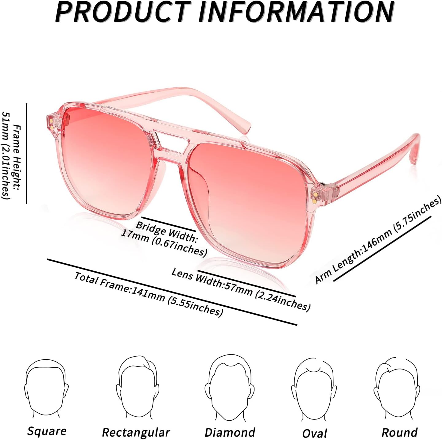 商品图片 115 | B09J8999GR | FEISEDY Retro Square Aviator Sunglasses Women Men 70s Vintage Trendy Plastic Frame Sun Glasses B2835