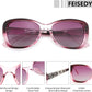 商品图片 45 | B0D2RBKKPD | FEISEDY Polarized Women Sunglasses Retro Shades Photochromic Lens Sparkling Crystal Sunglasses UV400 Protection B0144