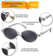 ÉÌƷͼƬ 48 | B0DTHVTKB5 | FEISEDY Retro Oval Sunglasses for Women 90s Narrow Round Lightweight Shades Y2k Trendy Sunnies B1171