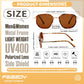 商品图片 35 | B0FQ4Y7FV6 | FEISEDY Polarized Aviator Sunglasses for Women Men Square TAC Lens B0329