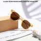 商品图片 40 | B0CCPBD9GS | FEISEDY Classic Polarized Sunglasses Retro Round Sunglasses for Women Men Trendy Shades B0002