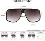 ÉÌƷͼƬ 11 | B0FLQ31HK3 | FEISEDY Sunglasses Mens Oversized Retro Metal Steampunk Shades Sunnies Fishing Driving B0272