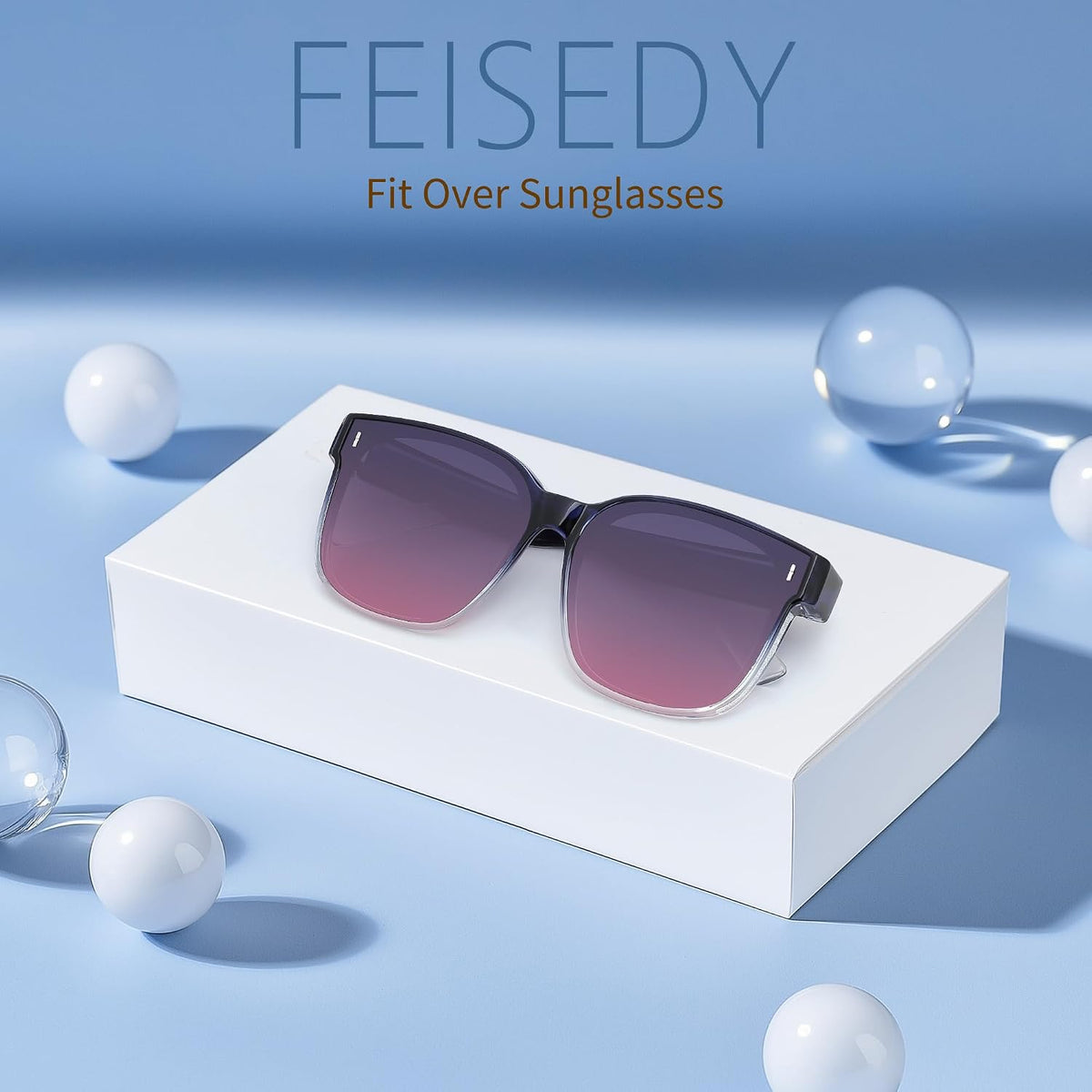 ÉÌƷͼƬ 34 | B0DS5D4WB4 | FEISEDY Sunglasses That Fit Over Glasses for Women Men UV400 B0269