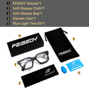 ÉÌƷͼƬ 14 | B0CWRK3FFF | FEISEDY Blue Light Blocking Glasses Women Men Chunky Square Computer Glasses B0101