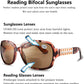 商品图片 2 | B07W4CF5Y8 | FEISEDY Womens Bifocal Reading Sunglasses Jackie O Fashion Sun Readers Glasses B2513