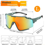 ÉÌƷͼƬ 35 | B0CTQ1VCY3 | FEISEDY Polarized Sports Sunglasses for Men Women, Baseball Cycling Fishing Sunglasses UV400 Protection B0134