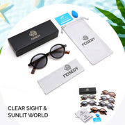 ÉÌƷͼƬ 21 | B0GYW69THN | FEISEDY Reading Glasses for Women Men Retro Oval Reader Sunglasses B1379