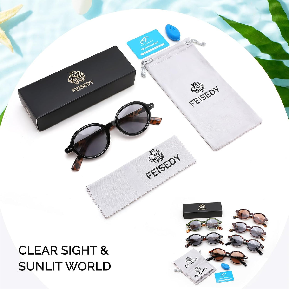 ÉÌƷͼƬ 21 | B0GYW69THN | FEISEDY Reading Glasses for Women Men Retro Oval Reader Sunglasses B1379