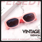 ÉÌƷͼƬ 54 | B0B5V7T75J | FEISEDY Retro Trendy Rectangle Sunglasses Women Men Narrow Shades B2322