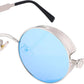 Silver/Blue / 1.9 Inches | B06XXLZRL3 | FEISEDY Retro Gothic Steampunk Sunglasses For Men Women