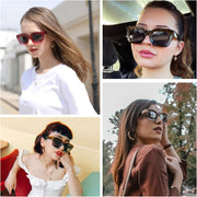 ÉÌƷͼƬ 73 | B07MNGNLNT | FEISEDY Classic Women Sunglasses Fashion Thick Square Sun Glasses B2471