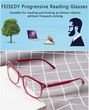 ÉÌƷͼƬ 18 | B07Q5Y42G2 | FEISEDY Progressive Multifocal Reading Glasses Blue Light Blocking Reader Glasses TR90 Frame Women Men B2497