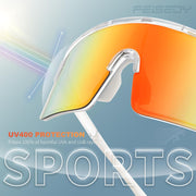 ÉÌƷͼƬ 32 | B0DGTRTMPX | FEISEDY Sports Sunglasses for Men and Women, Large Rectangular Lens, Baseball Cycling Running Sunglasses B0243