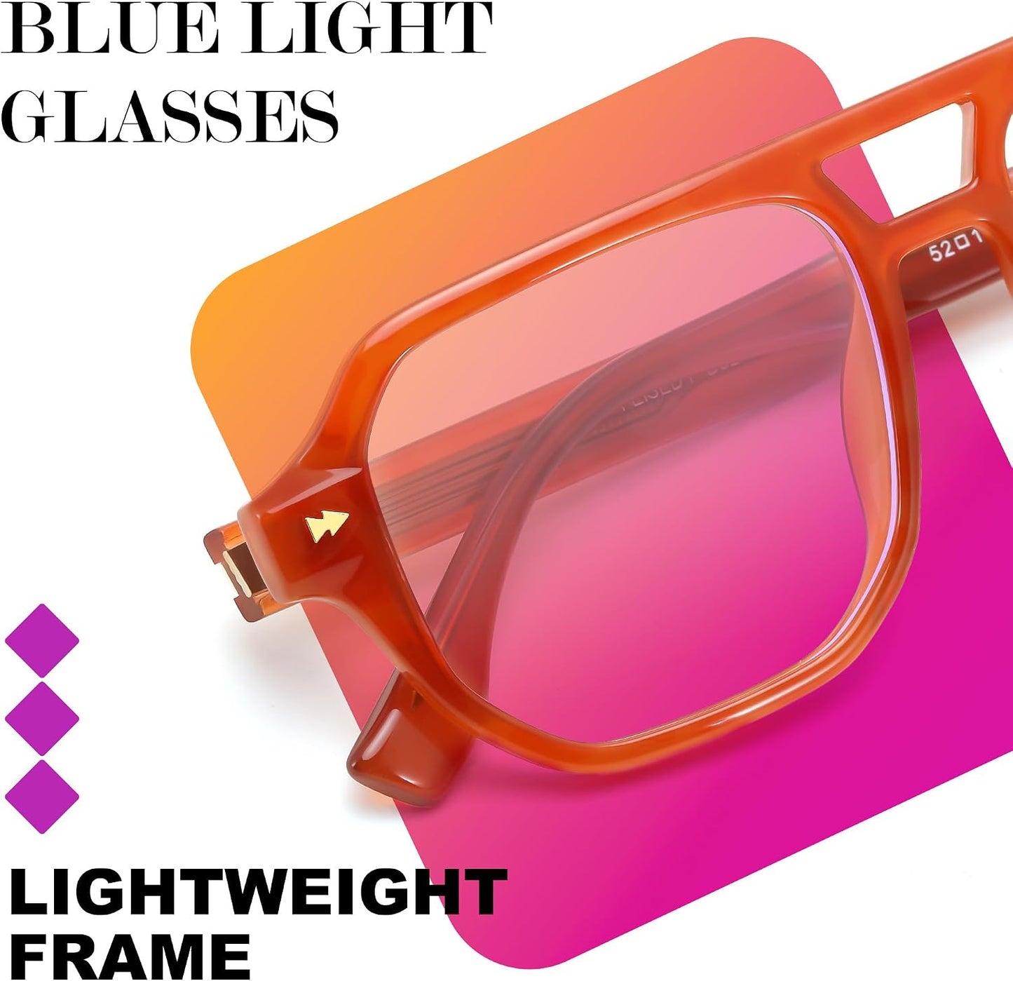 商品图片 29 | B0FHKFDMDZ | FEISEDY Aviator Blue Light Glasses for Men Women, Retro 70s Style Design TR90 Anti Glare Digital Eyestrain & Daily Wear B0284