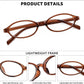 商品图片 10 | B0DKNKBFBX | FEISEDY Y2K Retro Oval Nerd Blue Light Glasses for Women B0258