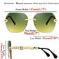 商品图片 51 | B083VRLS2Q | FEISEDY Classic Rimless Sunglasses Women Metal Frame Diamond Cutting Lens Sun Glasses B2567