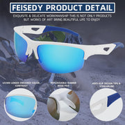 ÉÌƷͼƬ 5 | B09QHKM8H2 | FEISEDY Polarized Sports Sunglasses Driving Cycling Shades For Men Women Baseball Running UV Protection Sunglasses B2878