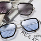 商品图片 13 | B07VFM34S4 | FEISEDY Retro Aviator 70s Pilot Sunglasses Men Trendy Women Square Sun Glasses Driving Outdoors B2510