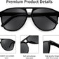商品图片 31 | B0GXMV1N2N | FEISEDY Retro Aviator Sunglasses for Women Men Square Sunnies 70s Pilot Style Lightweight UV400 Shades B0421