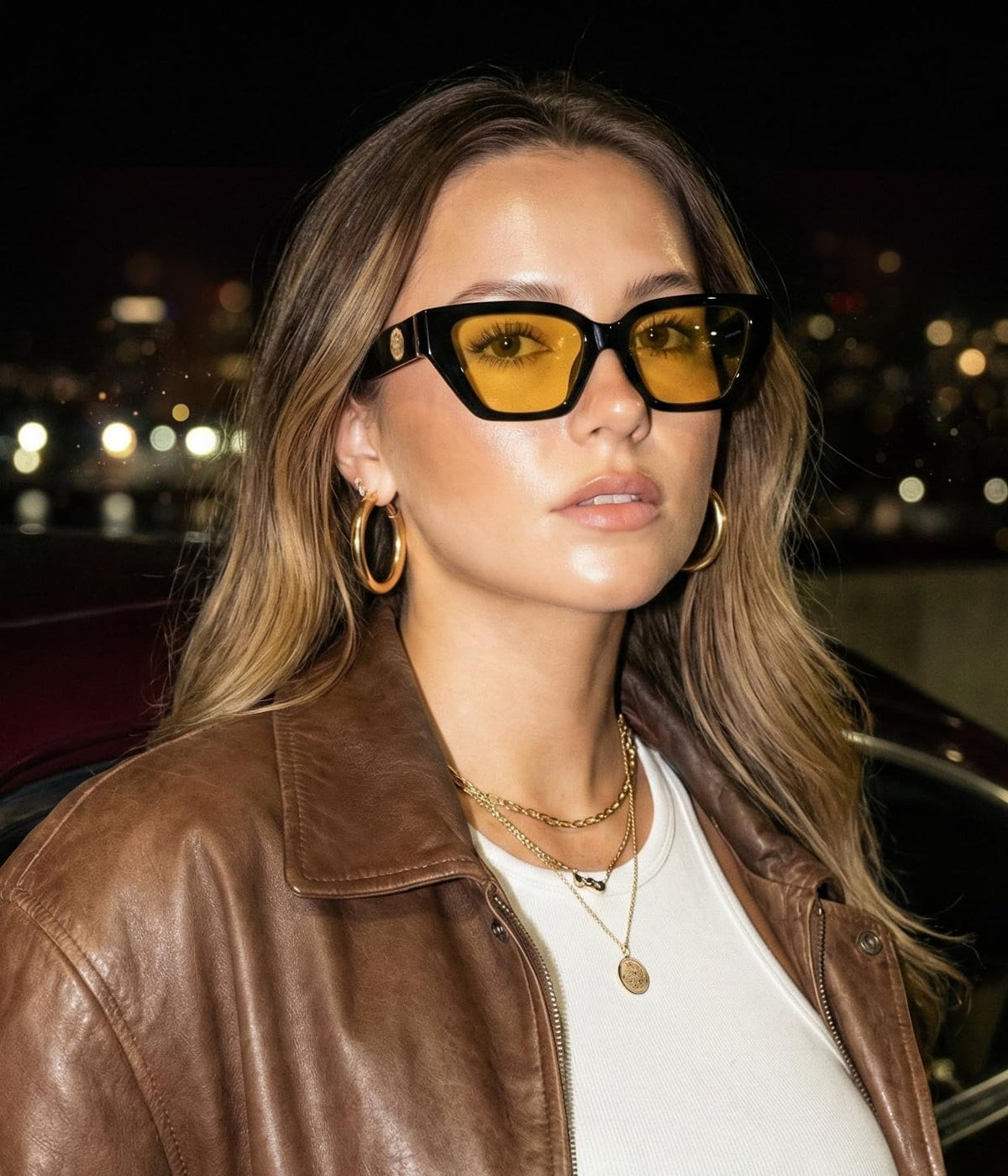 ÉÌƷͼƬ 22 | B0F8N6T6HM | FEISEDY Women's Polarized Cat Eye Sunglasses - UV400 Protection, Trendy Design for Driving & Daily Wear B0299