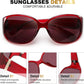 商品图片 11 | B0H4R52F3D | FEISEDY Women's Polarized Sunglasses Wrap Around Vintage Fashion Sunnies UV400 Protection B0394
