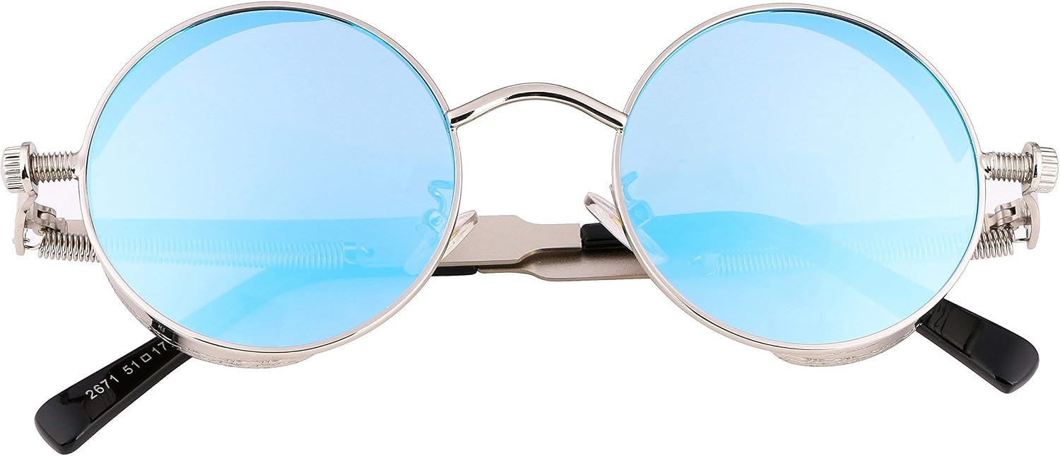 商品图片 19 | B06XY36GDW | FEISEDY Retro Gothic Steampunk Sunglasses For Men Women