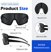 ÉÌƷͼƬ 36 | B0CTT71RHP | FEISEDY Polarized Sports Sunglasses for Men Women Youth Cycling Glasses Baseball Softball Sunglasses B2368