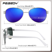 ÉÌƷͼƬ 6 | B0BXXC6Y74 | FEISEDY Classic Aviator Sunglasses for Women Pilot Polarized Sunglasses Men UV400 Protection for Driving Fishing Golf B4109