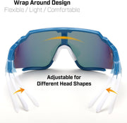 ÉÌƷͼƬ 22 | B0CTQ1VCY3 | FEISEDY Polarized Sports Sunglasses for Men Women, Baseball Cycling Fishing Sunglasses UV400 Protection B0134